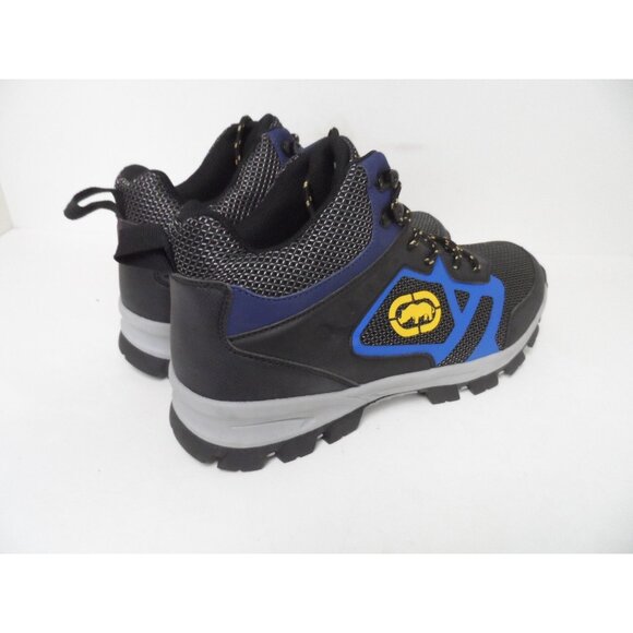 Marc Ecko Unltd. Men's Koda Casual Hiking Boots Black Blue size 8.5M - Picture 3 of 9